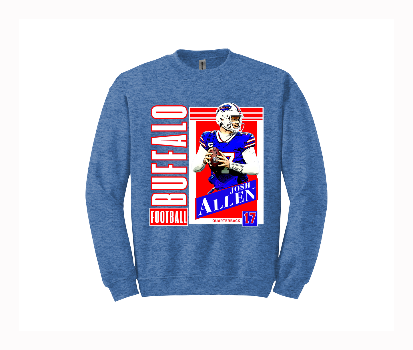 Josh Allen Vintage Heather Royal Blue