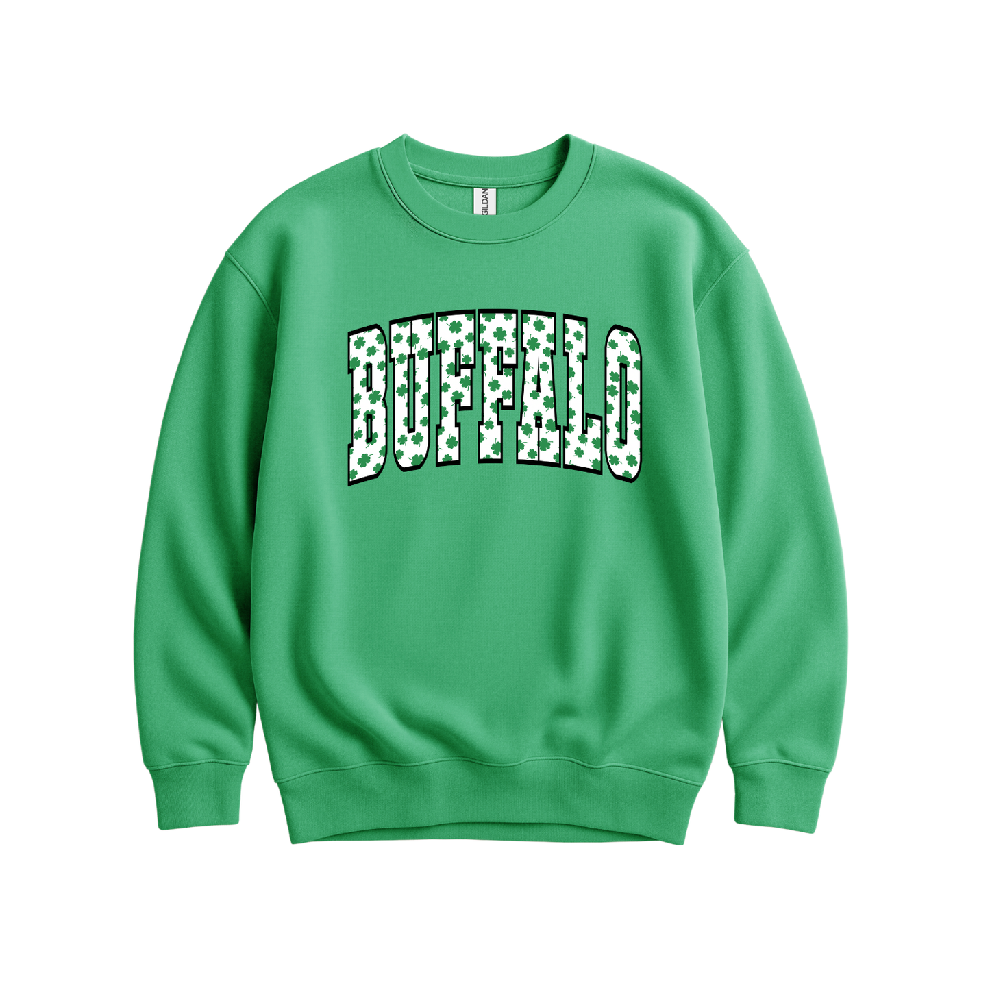 St Patrick's Day // Buffalo Shamrock Sweatshirt