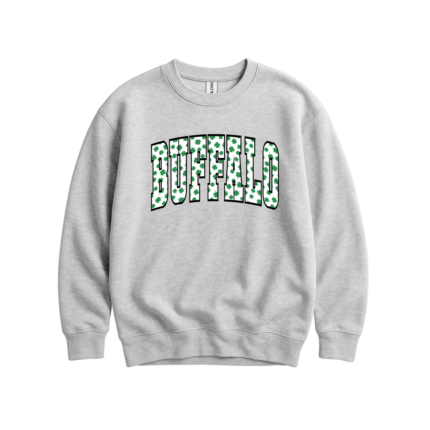 St Patrick's Day // Buffalo Shamrock Sweatshirt