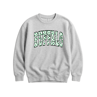 St Patrick's Day // Buffalo Shamrock Sweatshirt