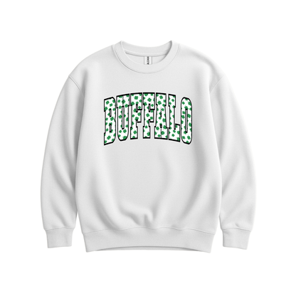 St Patrick's Day // Buffalo Shamrock Sweatshirt