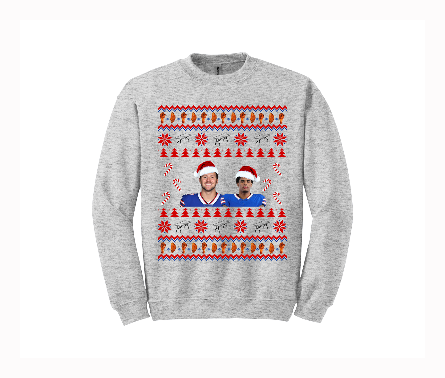 Josh Allen & Keon Coleman Christmas Sweater