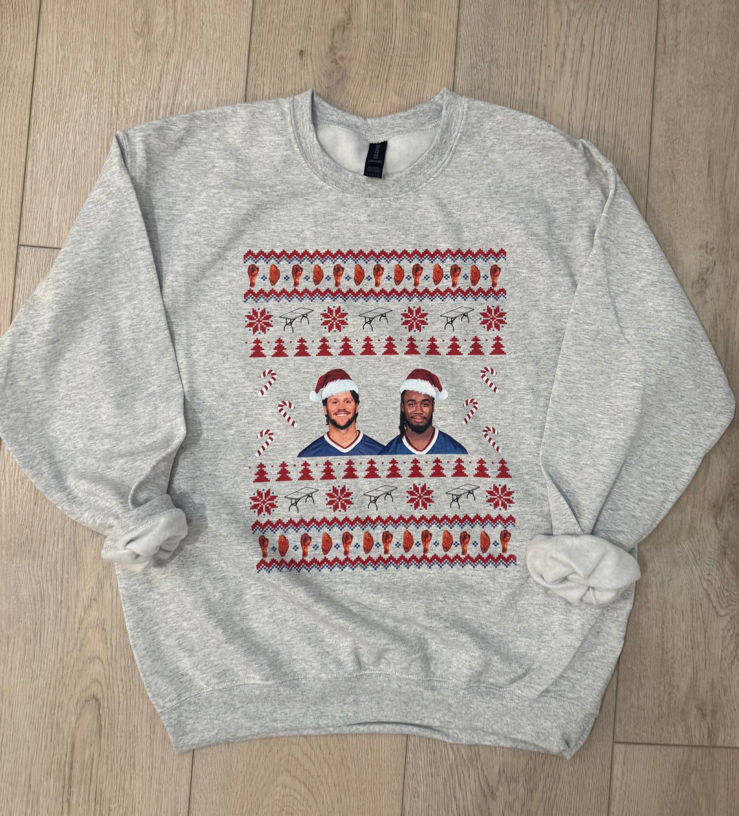 Josh Allen & James Cook Christmas Sweater